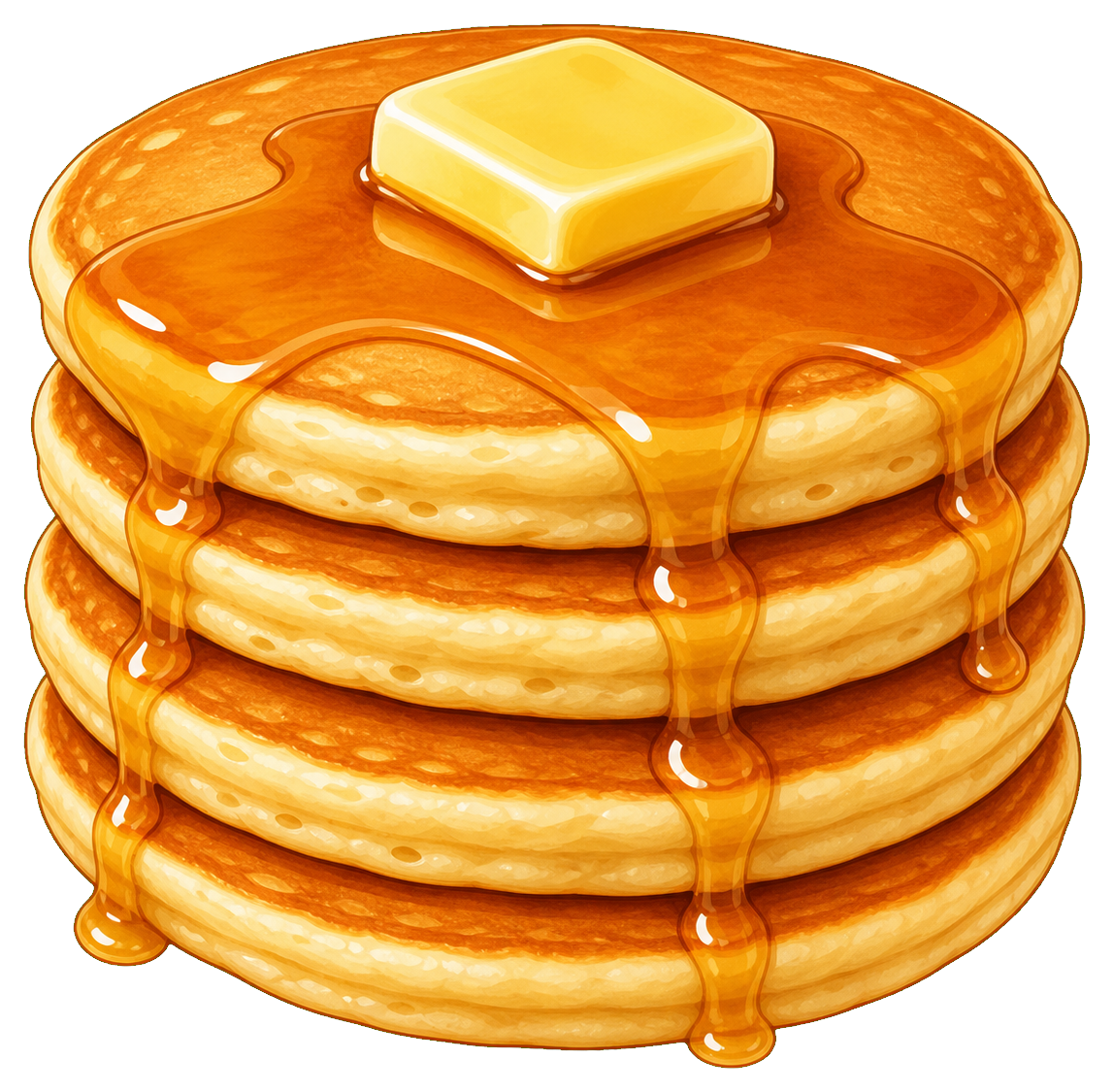 Preview for Pancakes Sticker For Food Designs