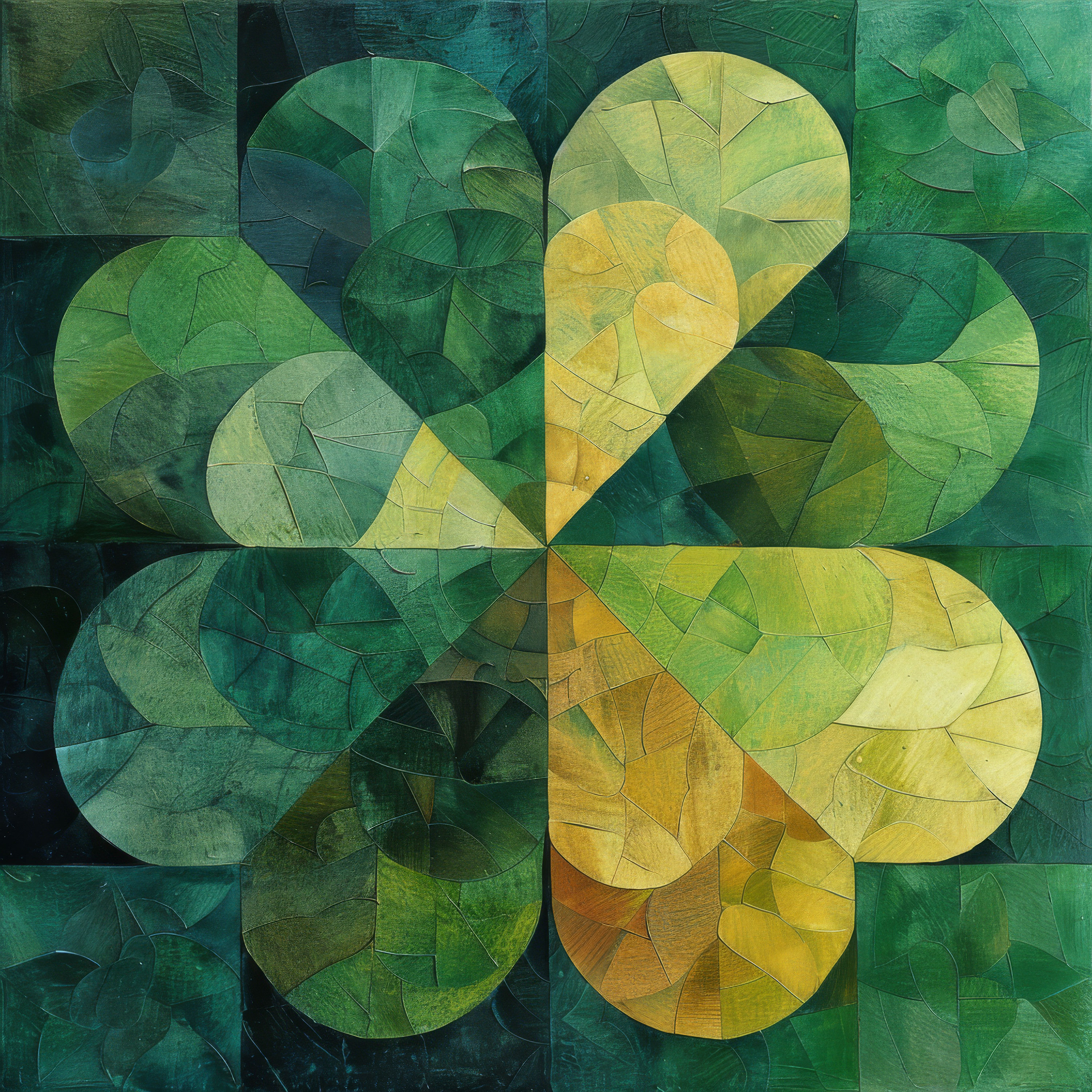 Preview for Abstract-four-leaf-clover-art-st-patricks-background-5001b