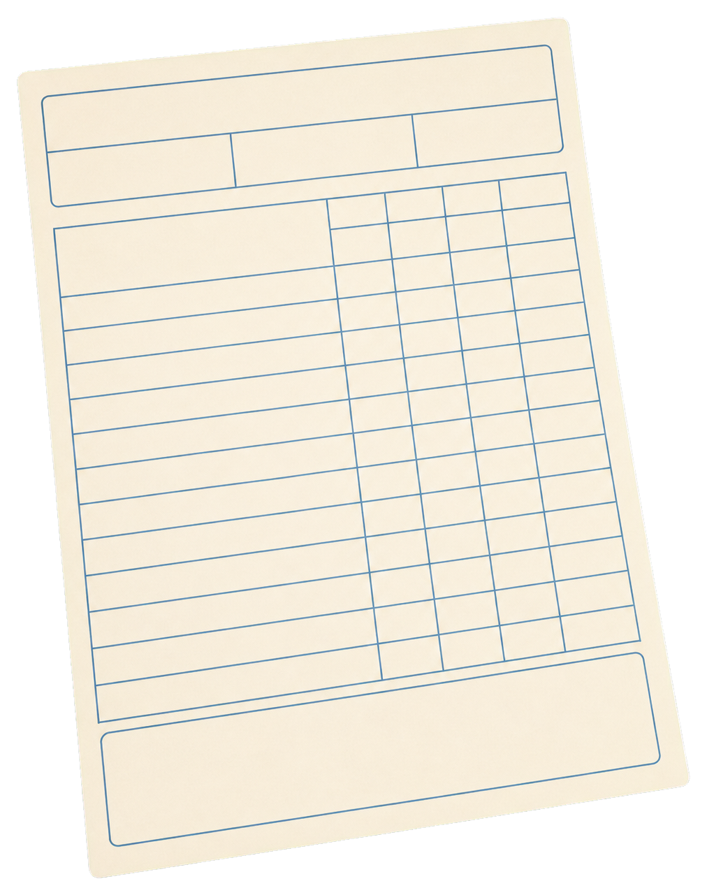 Preview for Report Card Blank Sticker