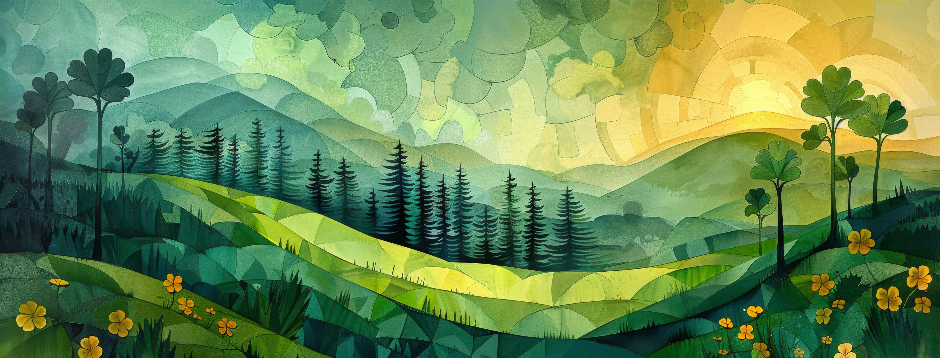 Preview for Serene-landscape-art-st-patricks-background-683dc