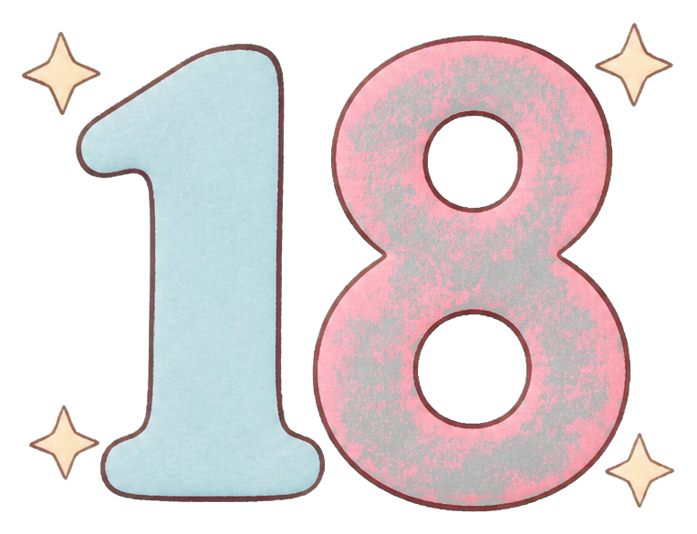 Preview for 18 Pastel Sparkle Birthday Sticker