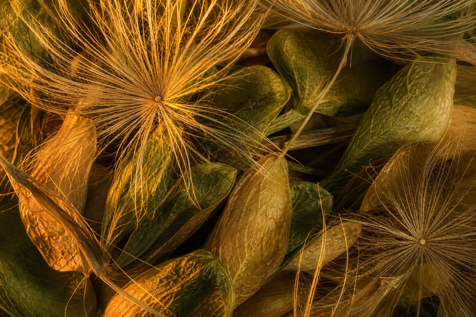 Preview for Amber Side Light Seed Structure Background
