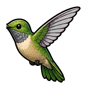 Preview for Hummingbird Sticker For Creative Designs
