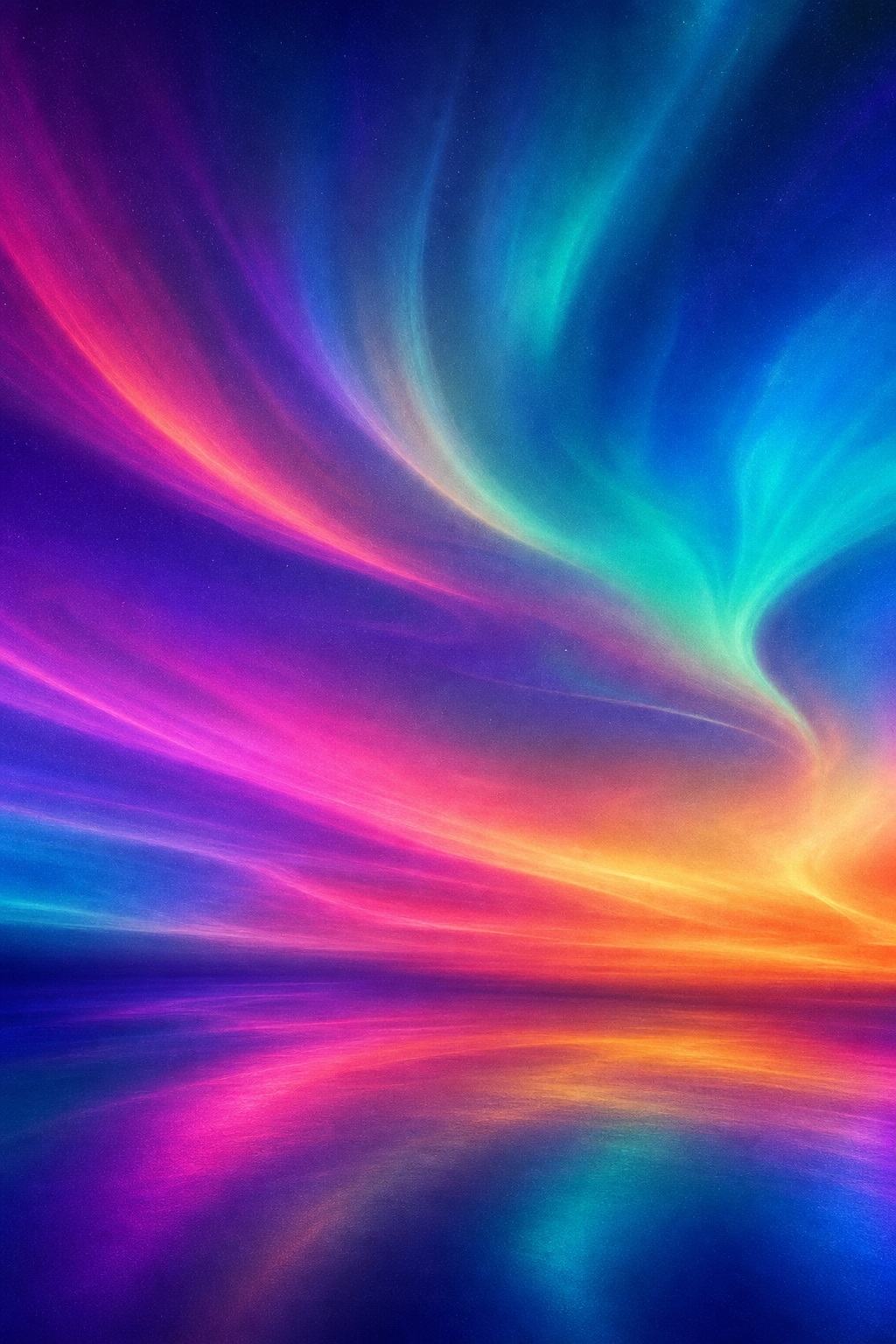 Preview for Neon Aurora Gradient Stock Background
