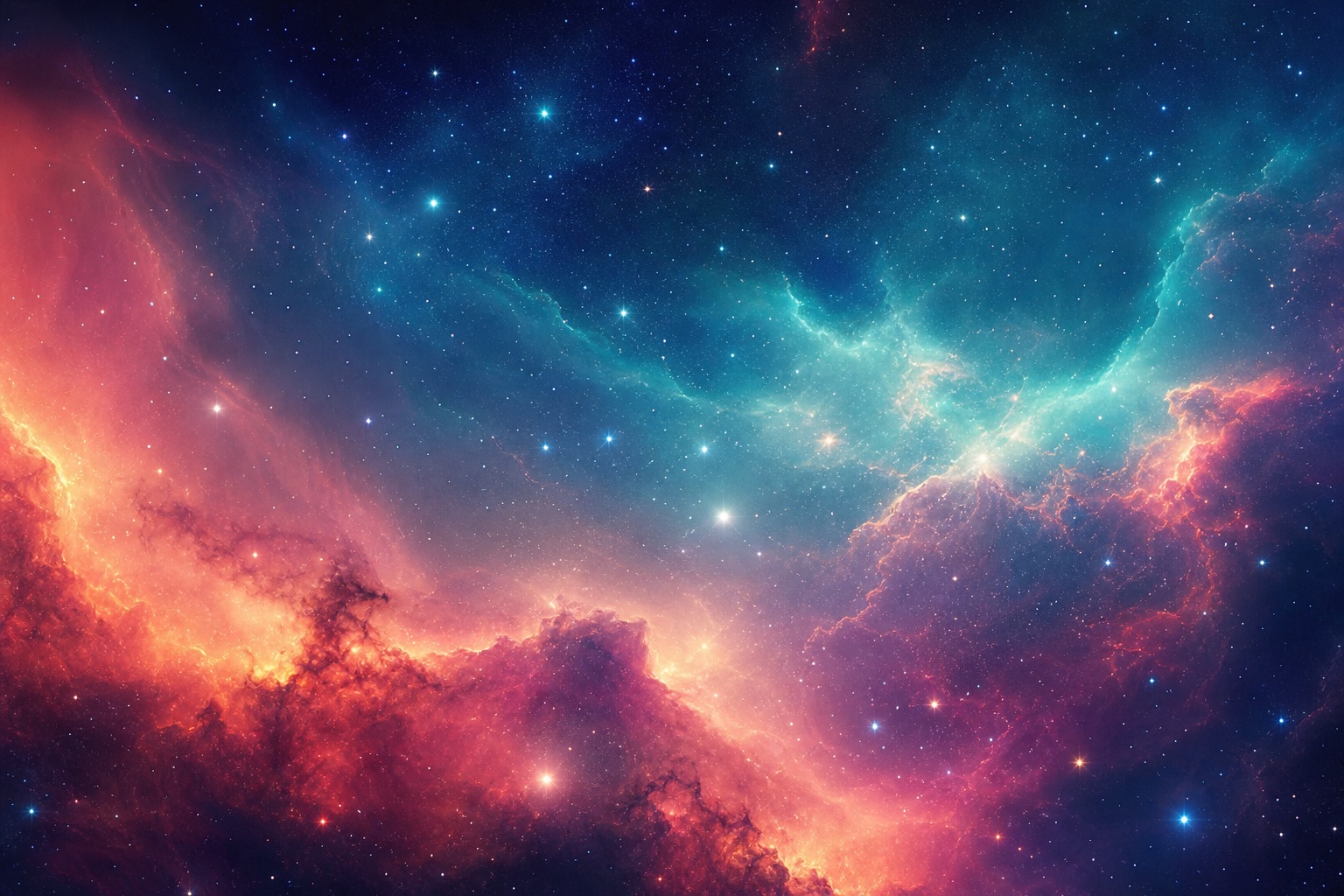 Preview for Cosmic Coral Nebula Stock Background