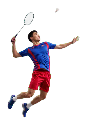 Preview for Badminton Smash Sticker Graphic