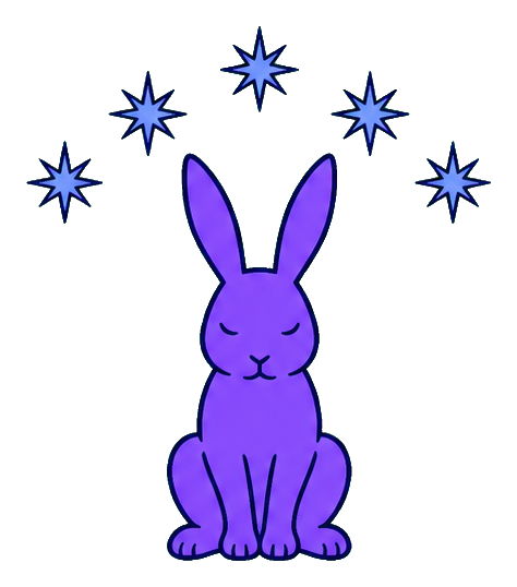 Preview for Periwinkle Star Hare Sticker