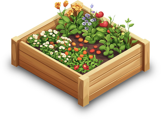 Preview for Raised-garden-bed-design-flora-sticker-f05ee