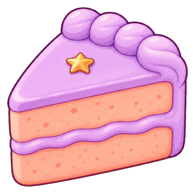 Preview for Princess Cake Slice Sticker