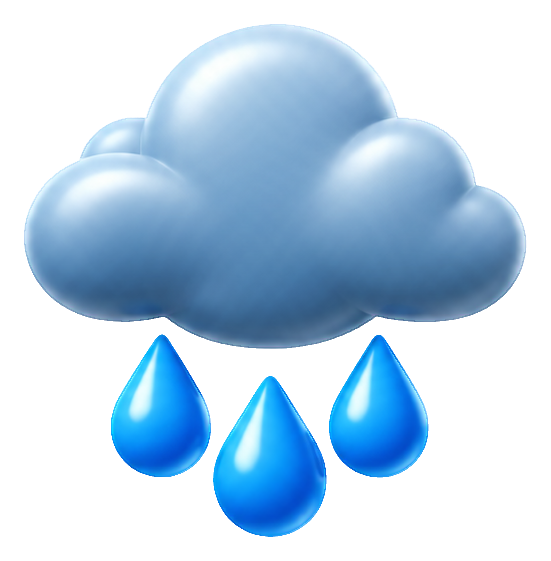 Preview for 3d Happy Weather Rain Cloud