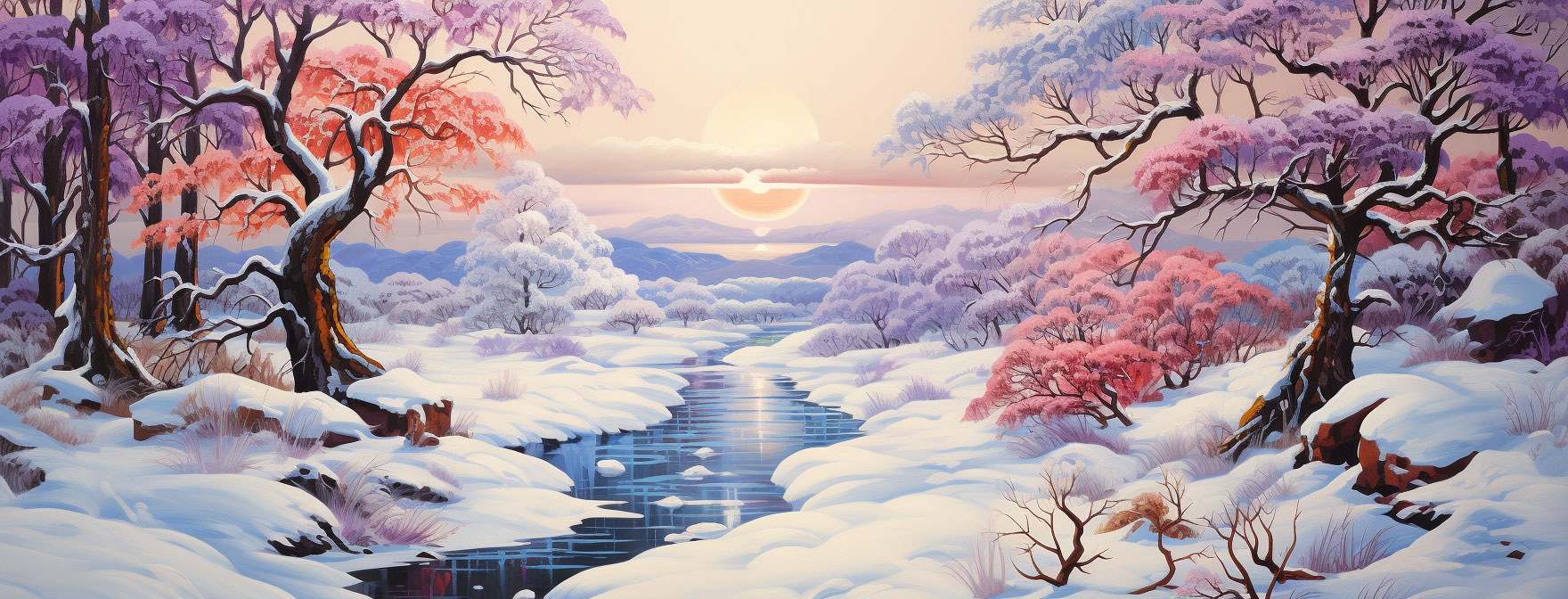Preview for Serene-winter-landscape-christmas-cover-background-d916c