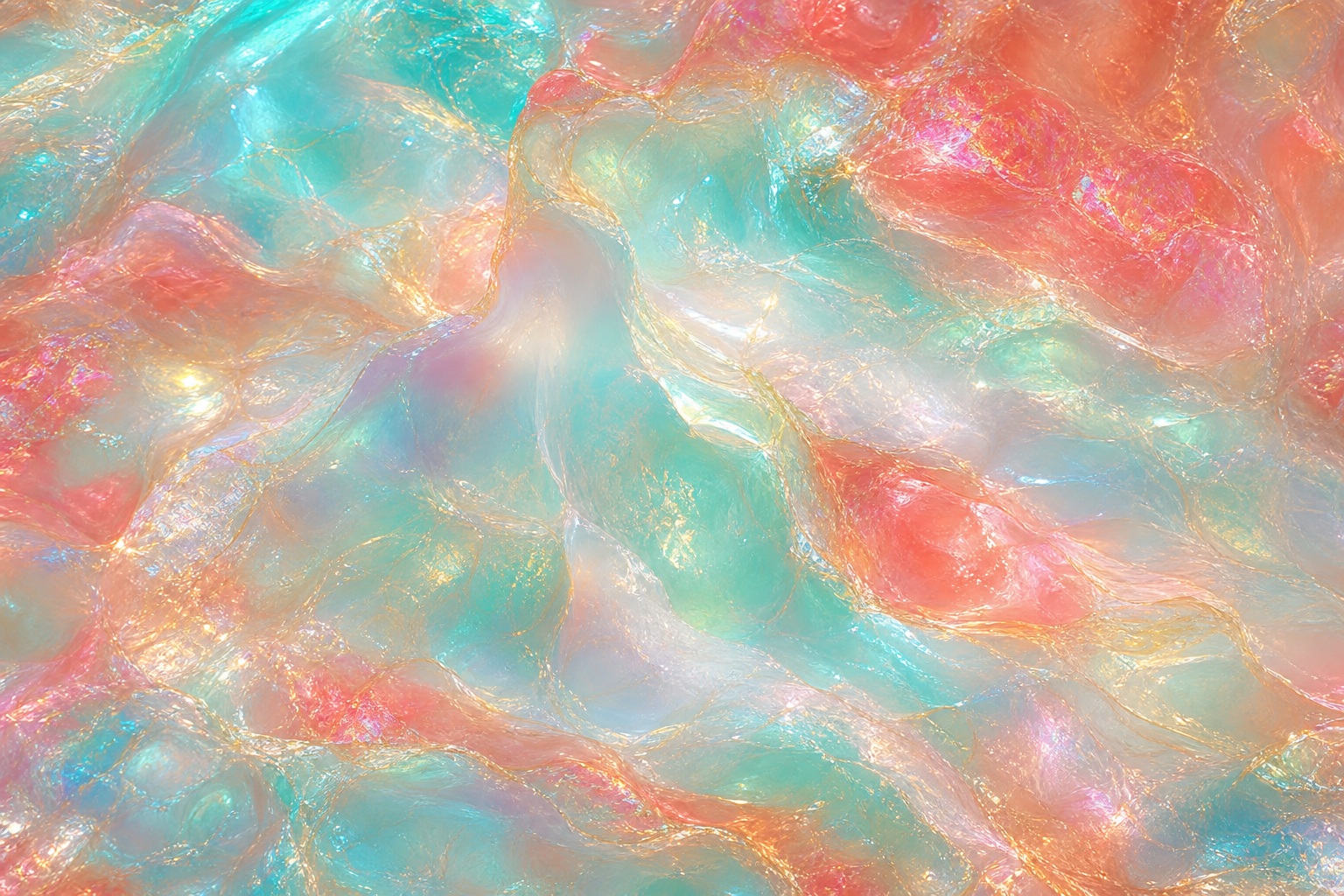 Preview for Coral Aqua Translucent Resin Cloud Background