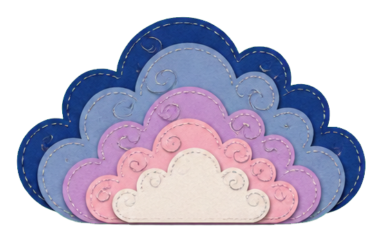 Preview for Paper Cut Cloud Sticker