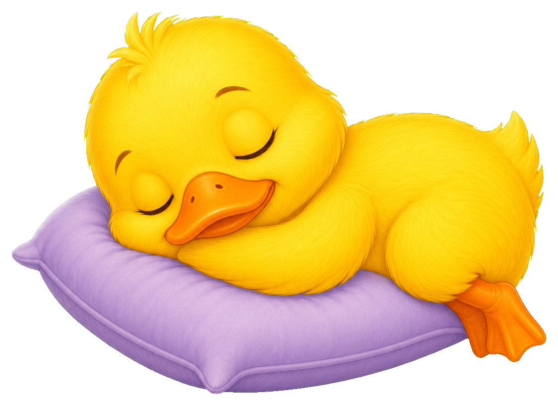 Preview for Sleepy Duck Sticker Graphic