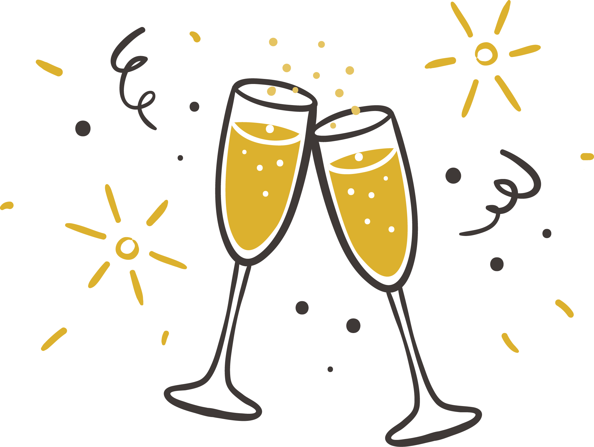 Preview for Celebration-toast-pixel-art-new-year-sticker-5528d