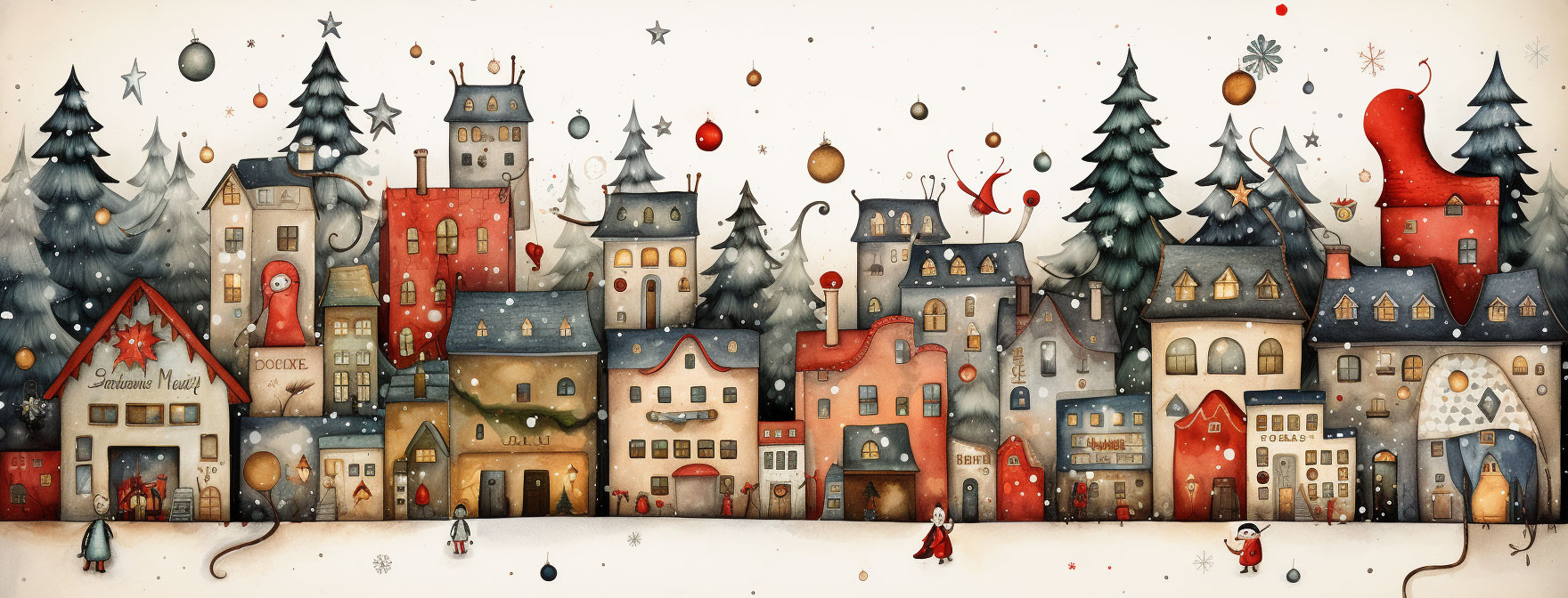 Preview for Whimsical-winter-village-illustration-christmas-cover-background-b9a58