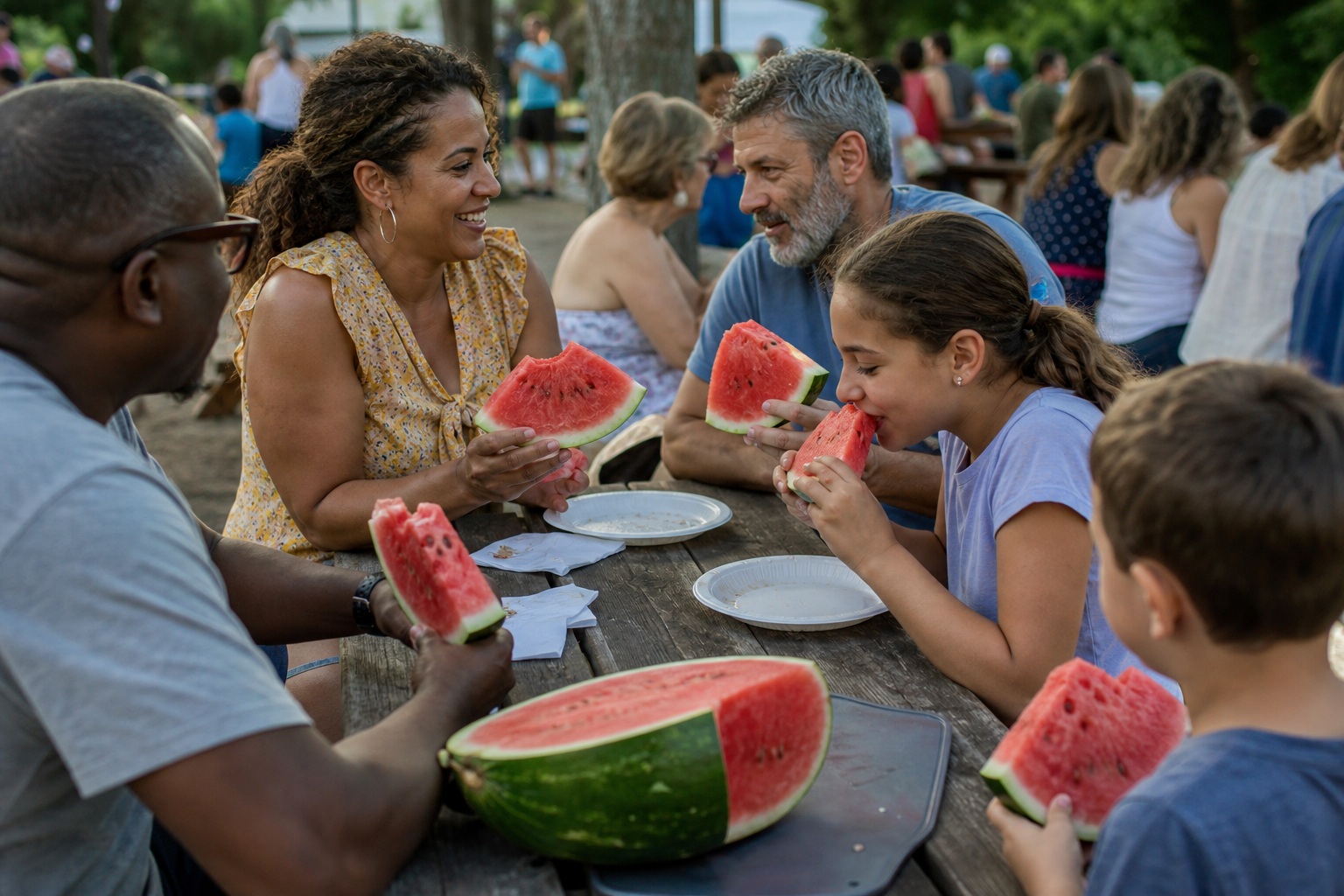 Preview for Candid Fourth Of July Picnic Background