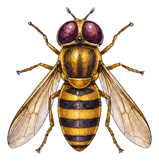 Preview for Golden Hoverfly Sticker
