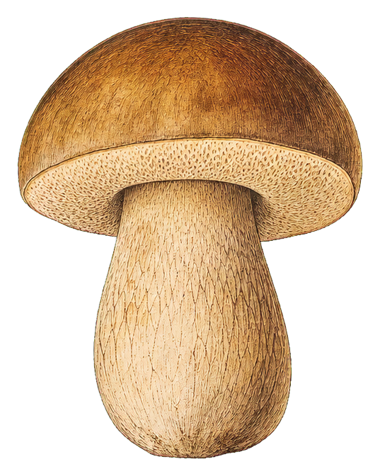 Preview for King Bolete Vintage Mushroom Sticker