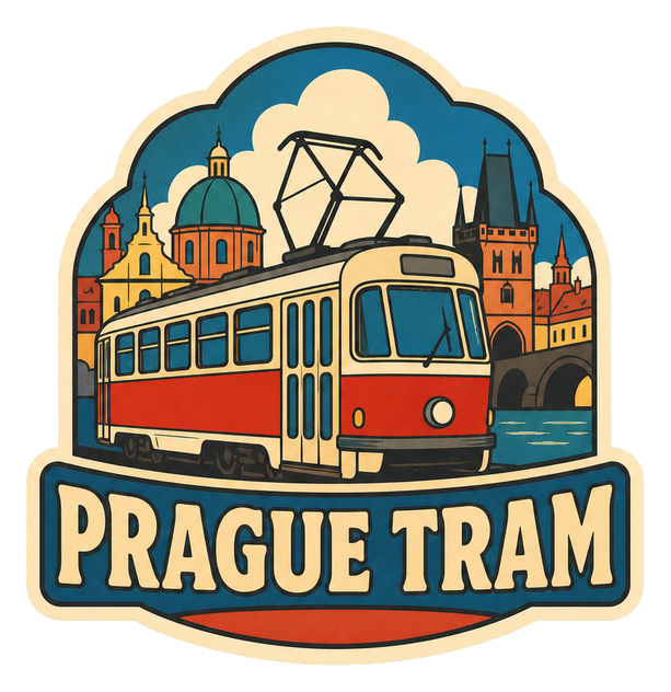 Preview for Prague Tram Sticker Graphic