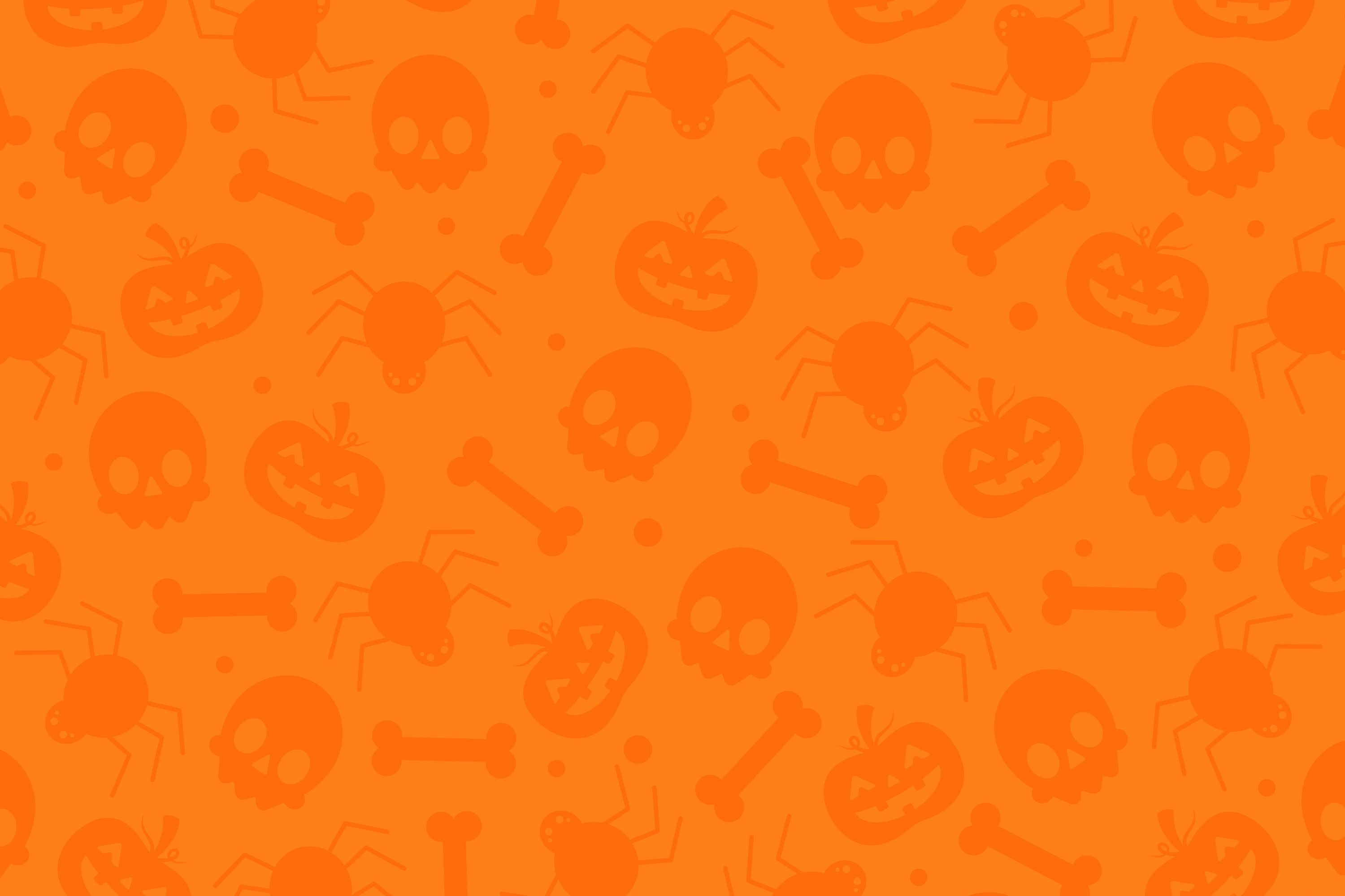 Preview for Vibrant-orange-pattern-halloween-background-596da