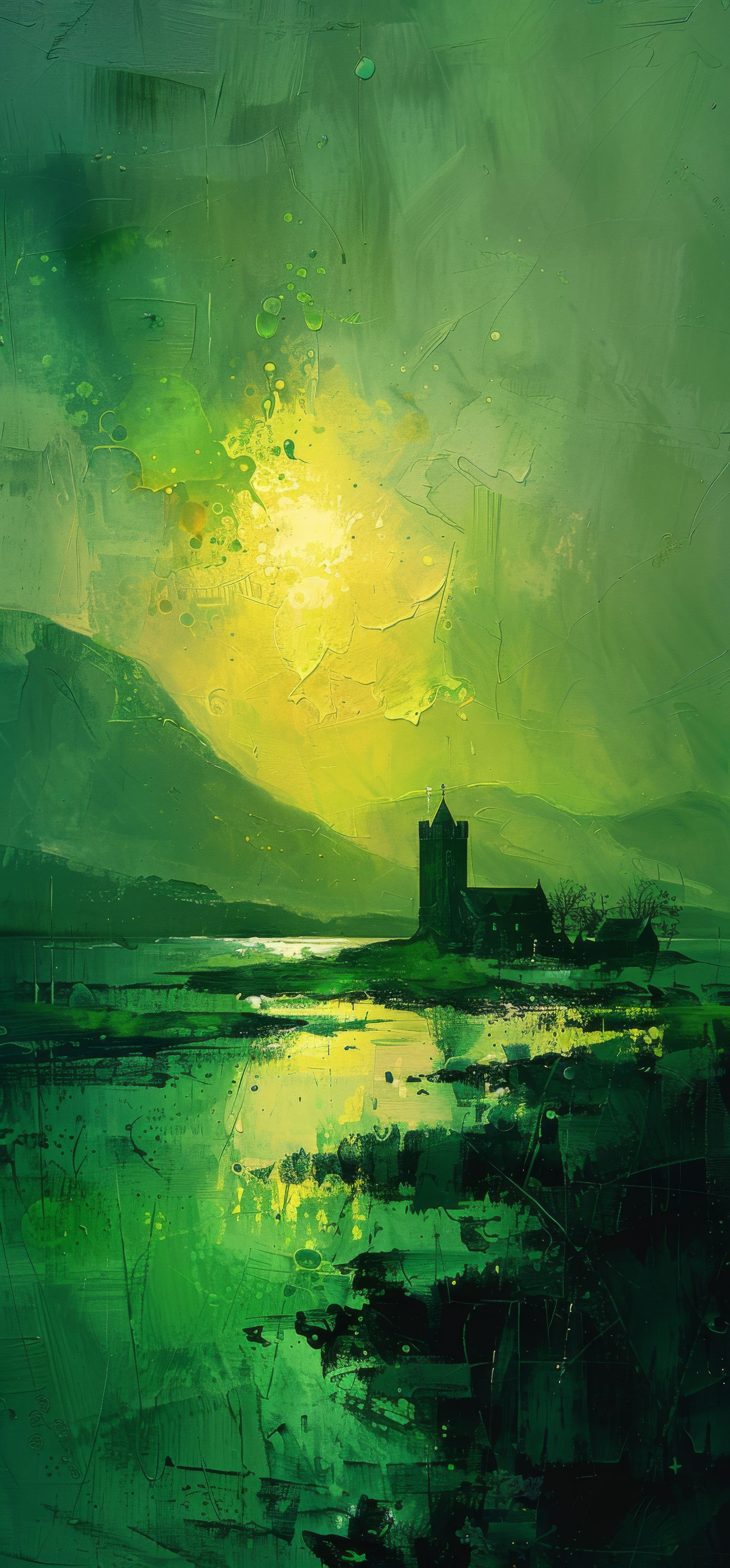 Preview for Mystical-castle-landscape-art-st-patricks-background-cef33