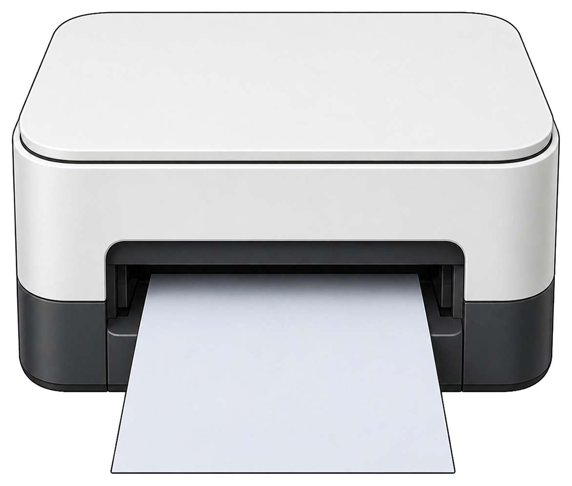 Preview for Printer Blank Page Sticker