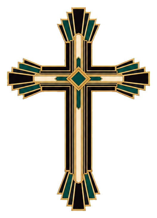 Preview for Art Deco Cross Sticker