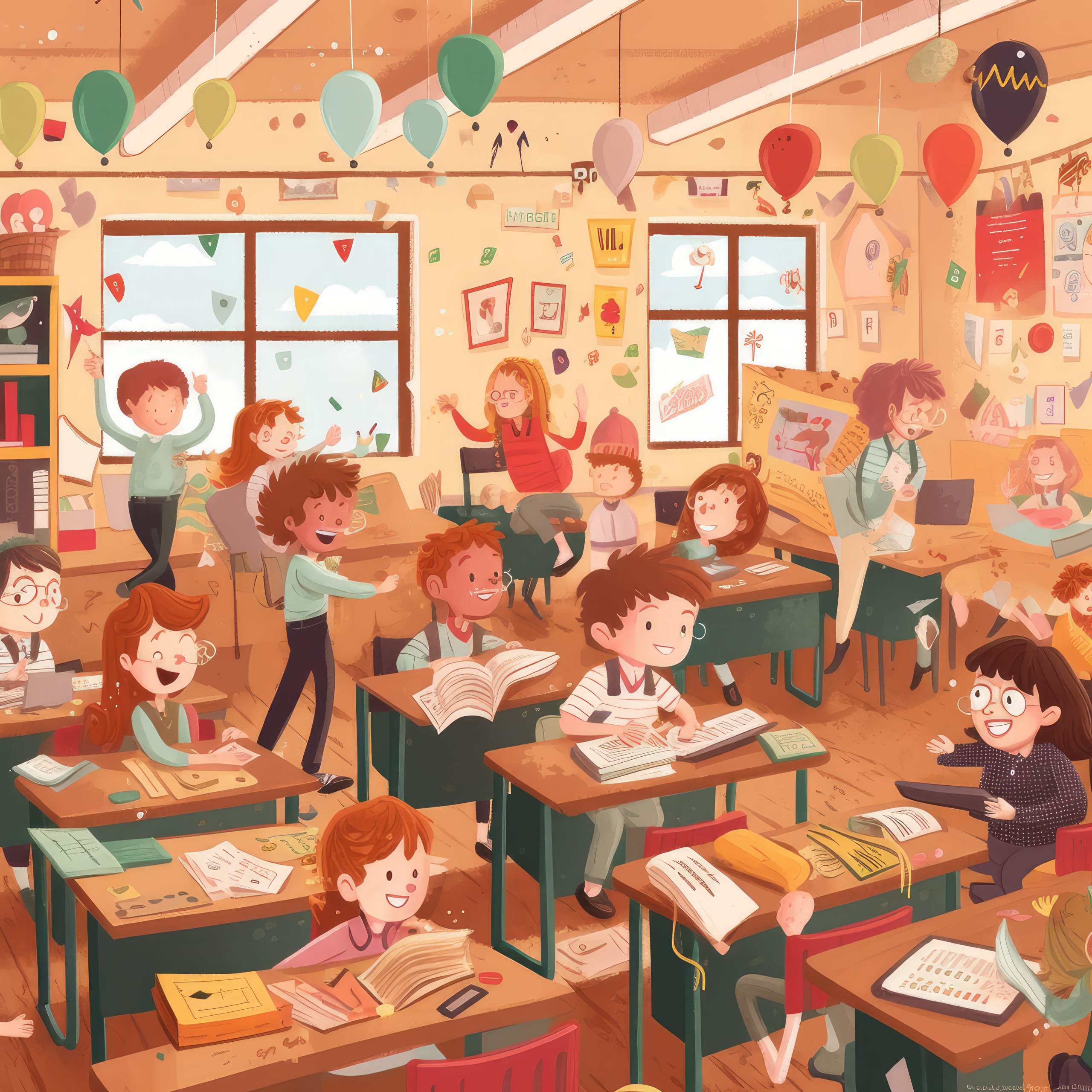Preview for Vibrant-classroom-illustration-back-to-background-08f76