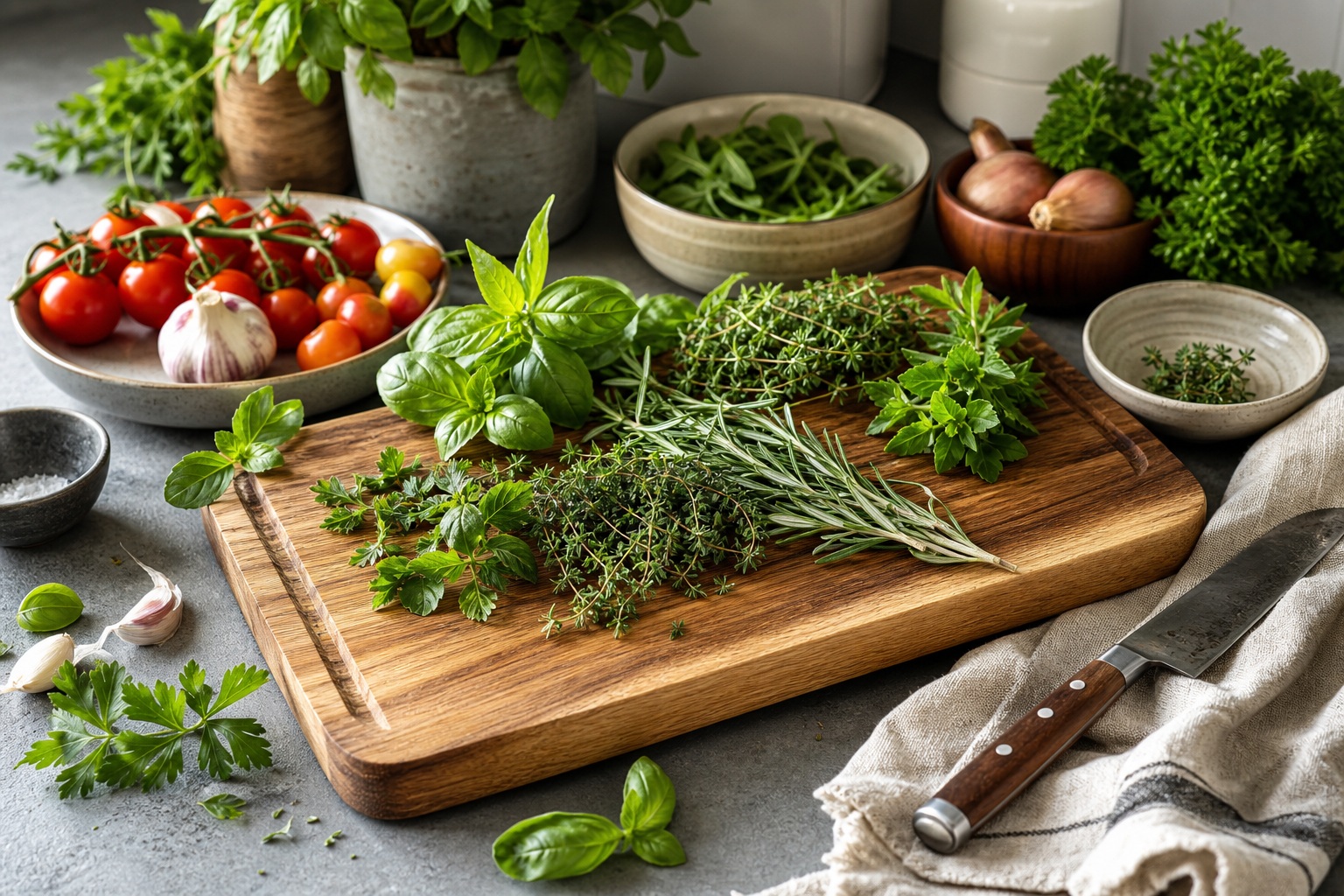 Preview for Fresh Ingredients Kitchen Stock Background