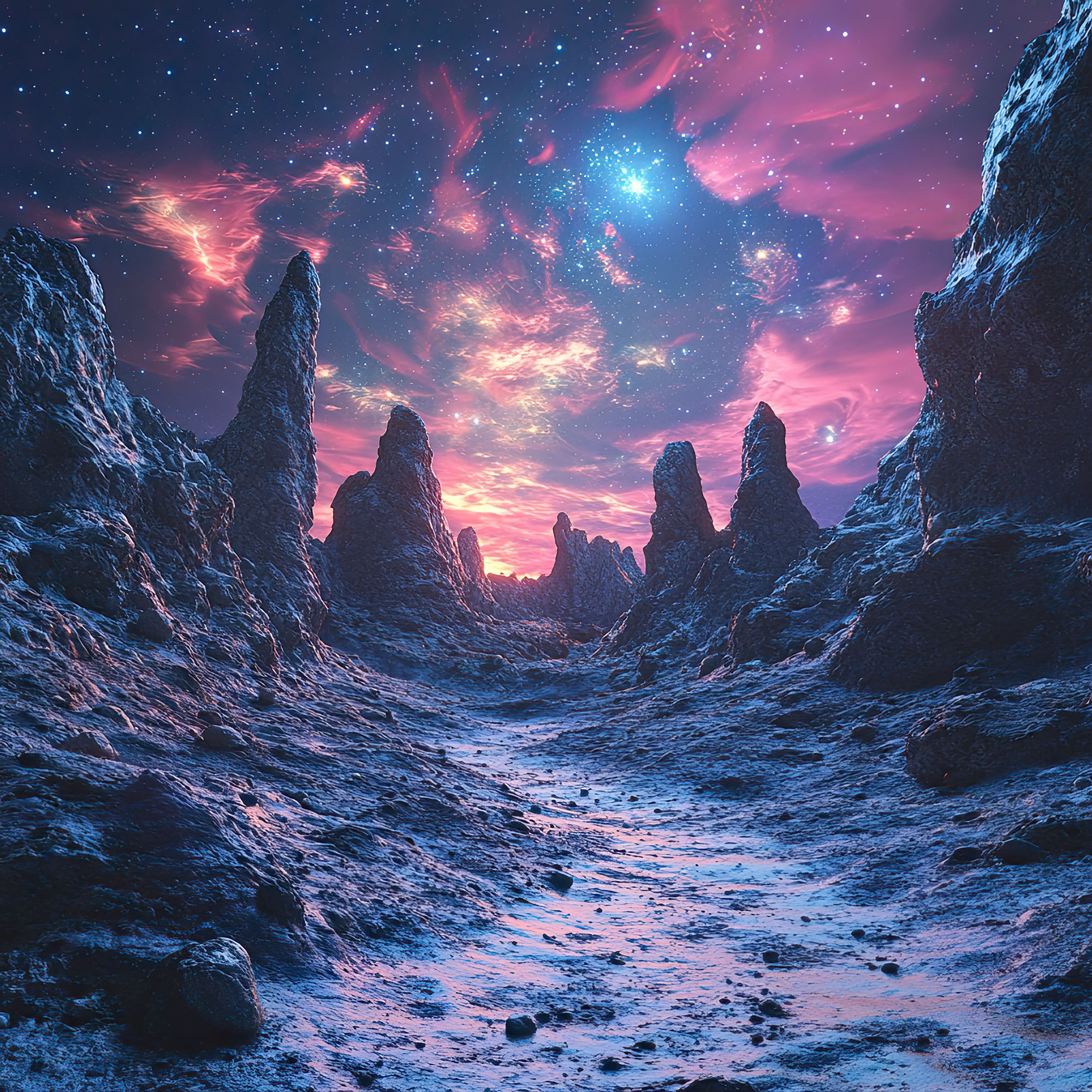 Preview for Cosmic-landscape-art-nature-backdrop-background-da344