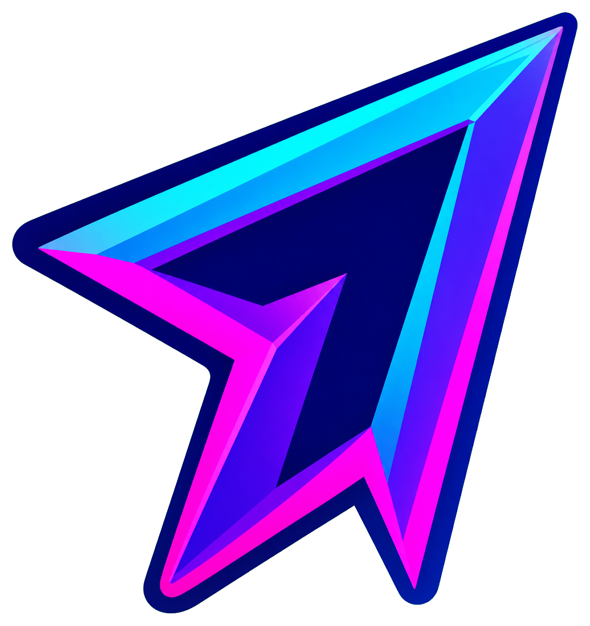 Preview for Neon Pointer Arrow Sticker