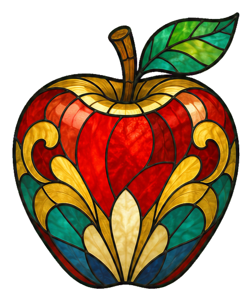 Preview for Stained Glass Fruit Apple