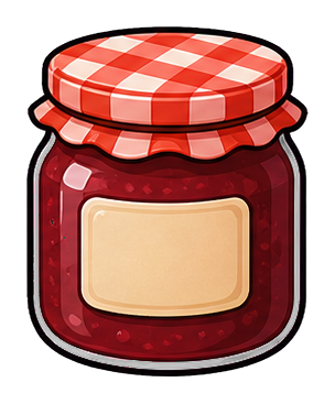 Preview for Blank Jam Jar Sticker