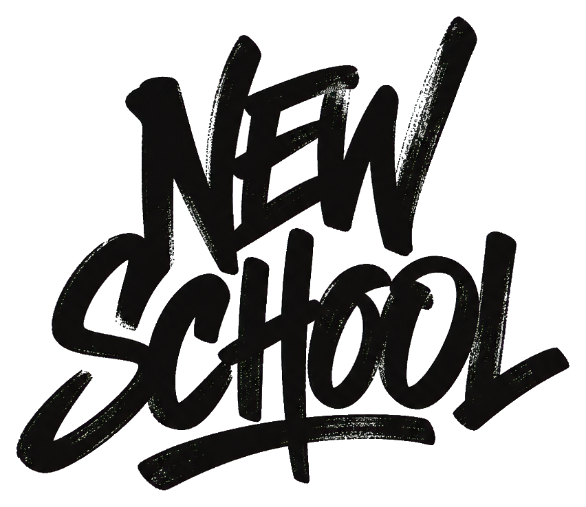 Preview for New School Lettering Sticker