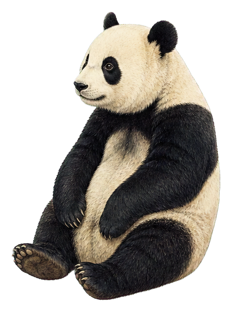 Preview for Giant Panda Vintage Sticker
