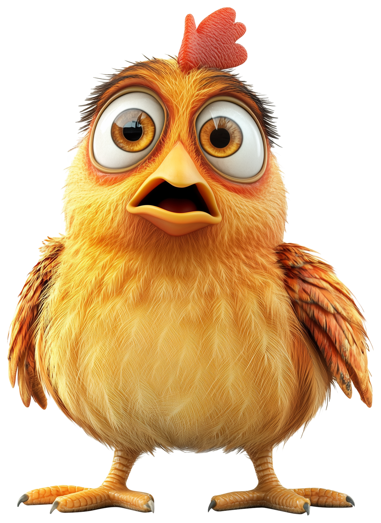 Preview for Cute Chicken Sticker Graphic