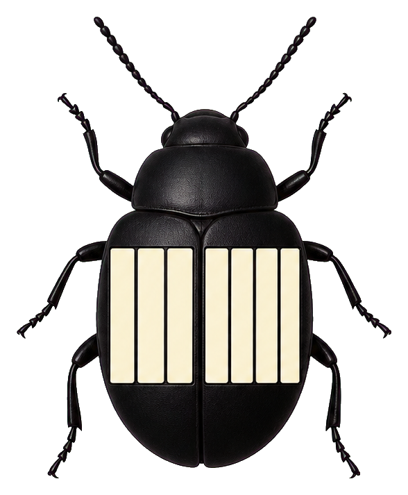 Preview for Surreal Piano Beetle Sticker