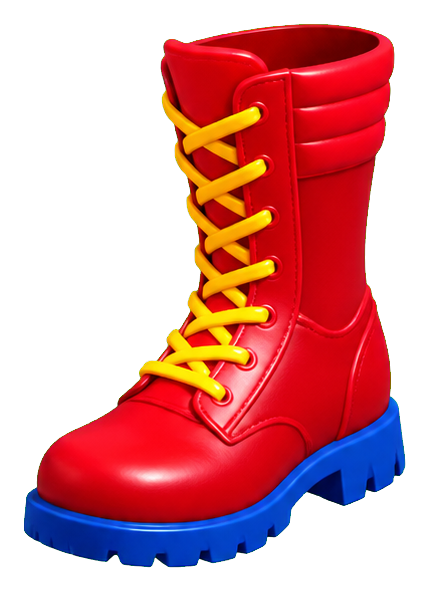 Preview for Hero Boot Sticker For Birthday Designs