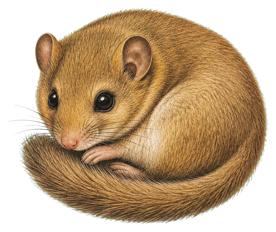 Preview for Woodland Dormouse Vintage Sticker