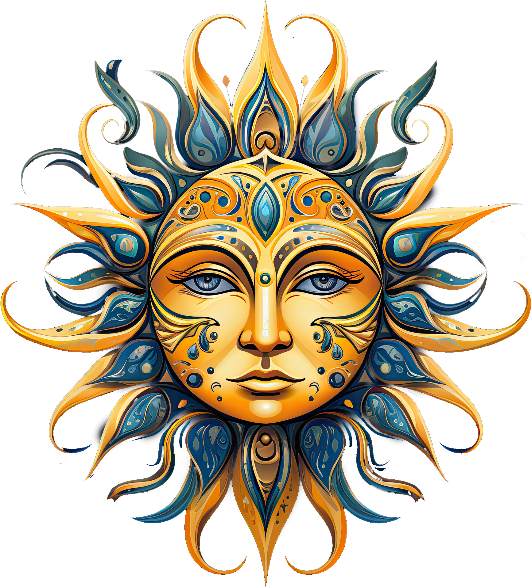 Preview for Stylized-sun-illustration-logo-object-sticker-fb9fc
