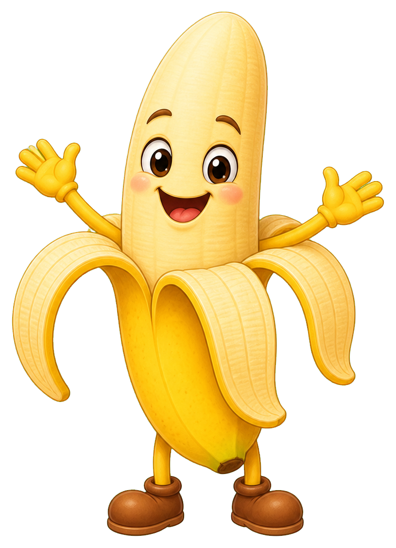 Preview for Happy Banana Sticker Graphic