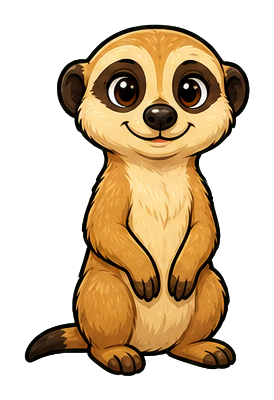 Preview for Meerkat Sticker For Zoo Animal Designs