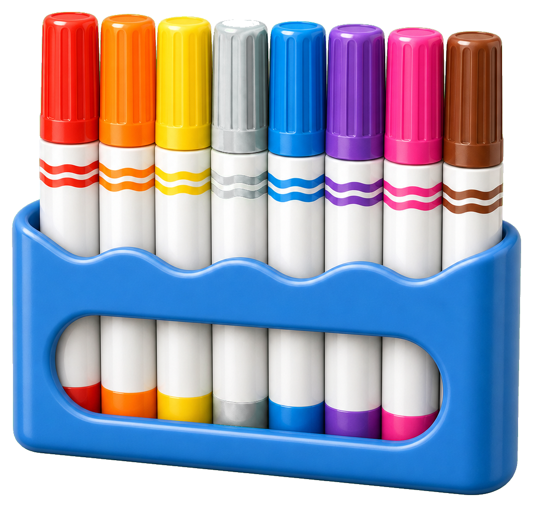 Preview for Marker Set Sticker Graphic