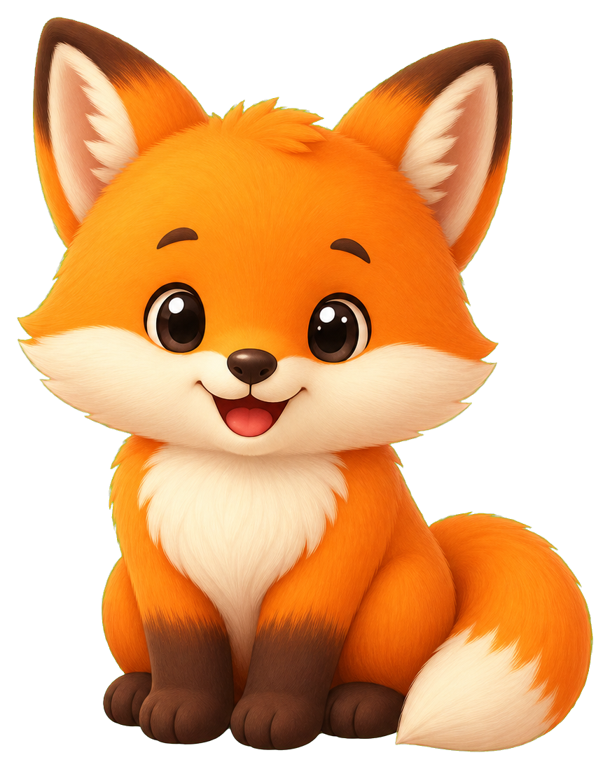 Preview for Fox Sit Sticker For Photos And Designs