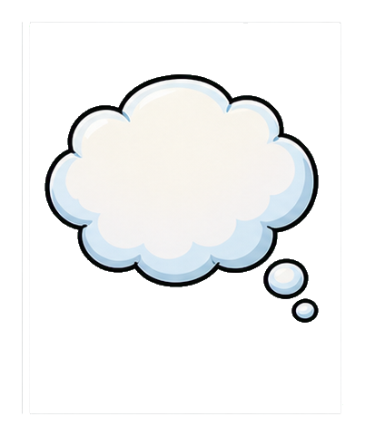Preview for Confused Cloud Sticker Graphic