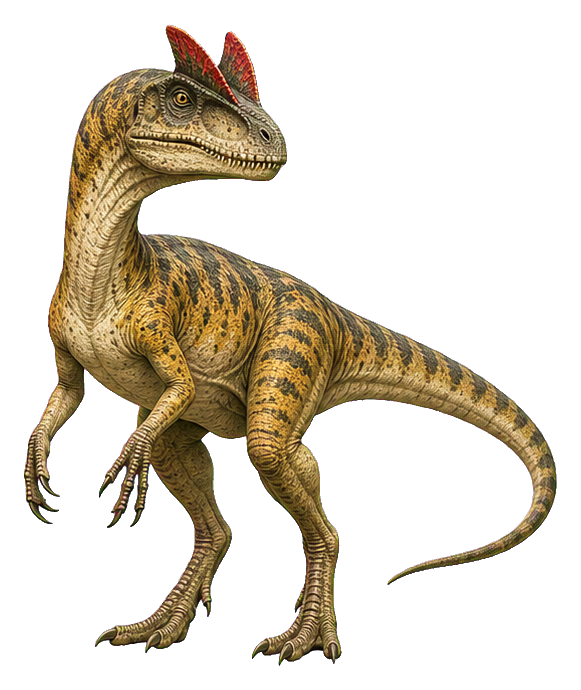 Preview for Double-crest Dilophosaurus Sticker
