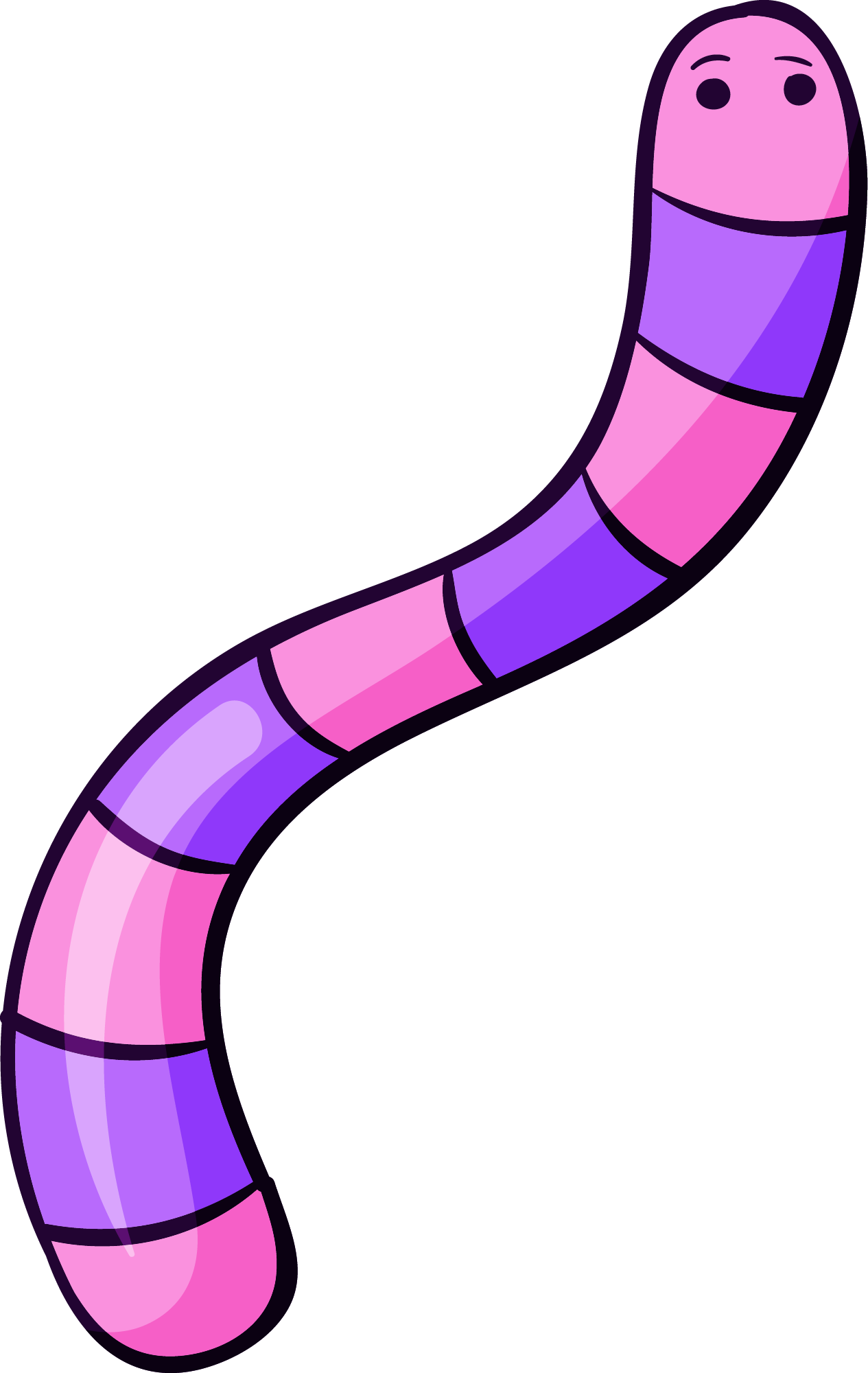 Preview for Cartoon-worm-illustration-halloween-candy-sticker-724bd