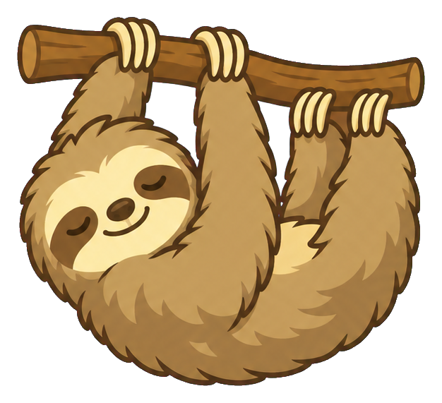 Preview for Sleepy Sloth Hanging Around