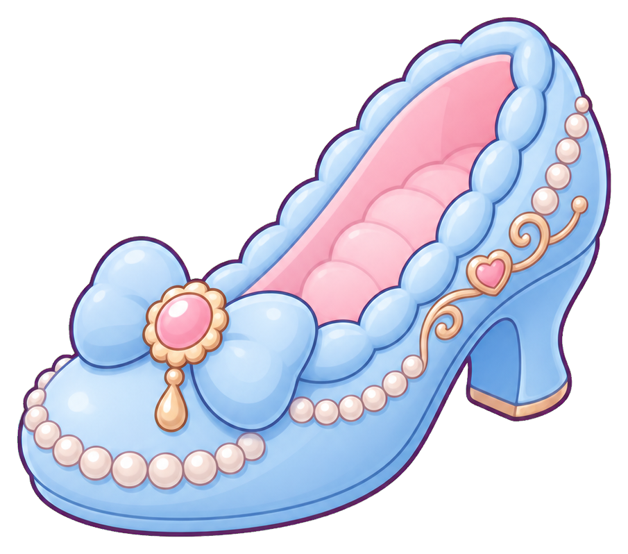 Preview for Puffy Glass Slipper Sticker